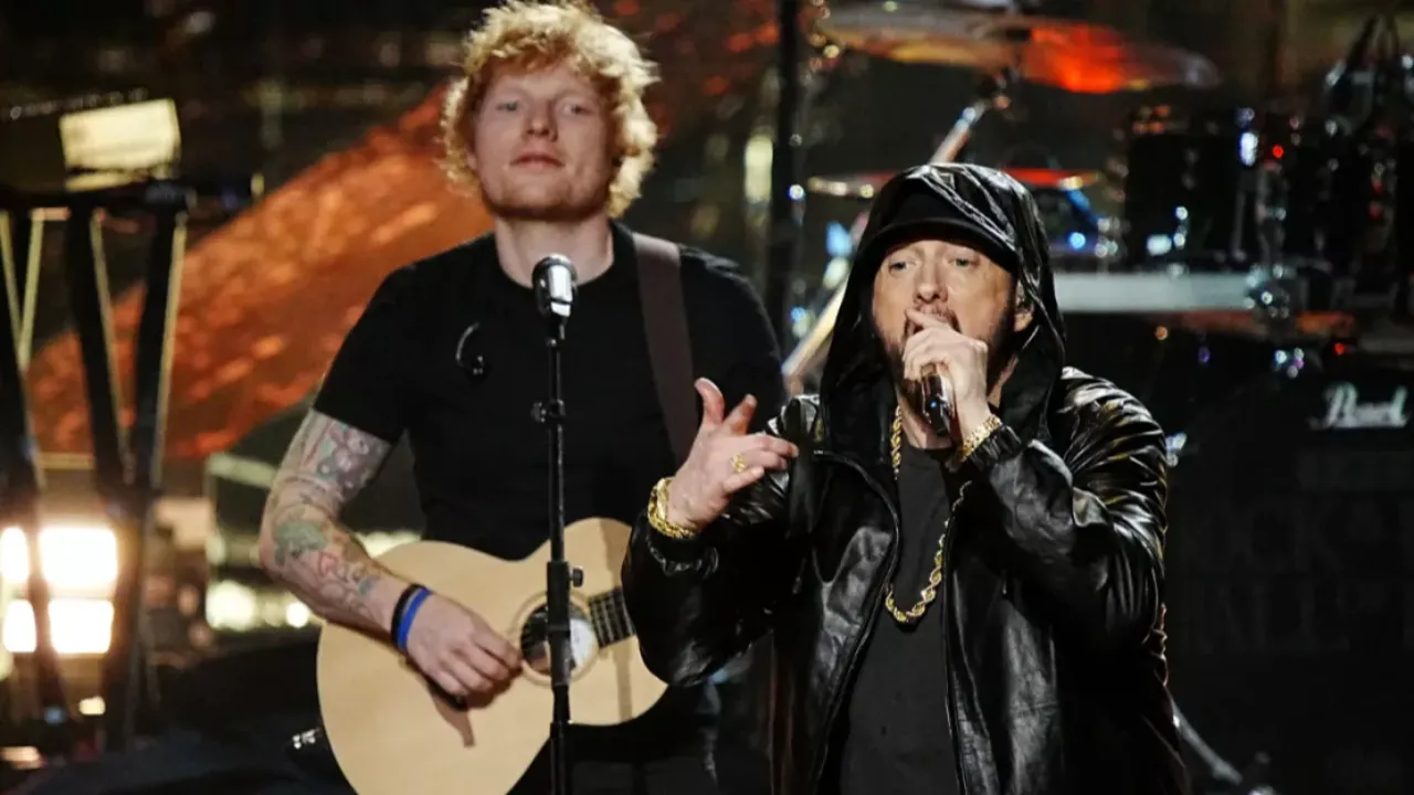 Ed Sheeran et Eminem enflamment la scène de Detroit
