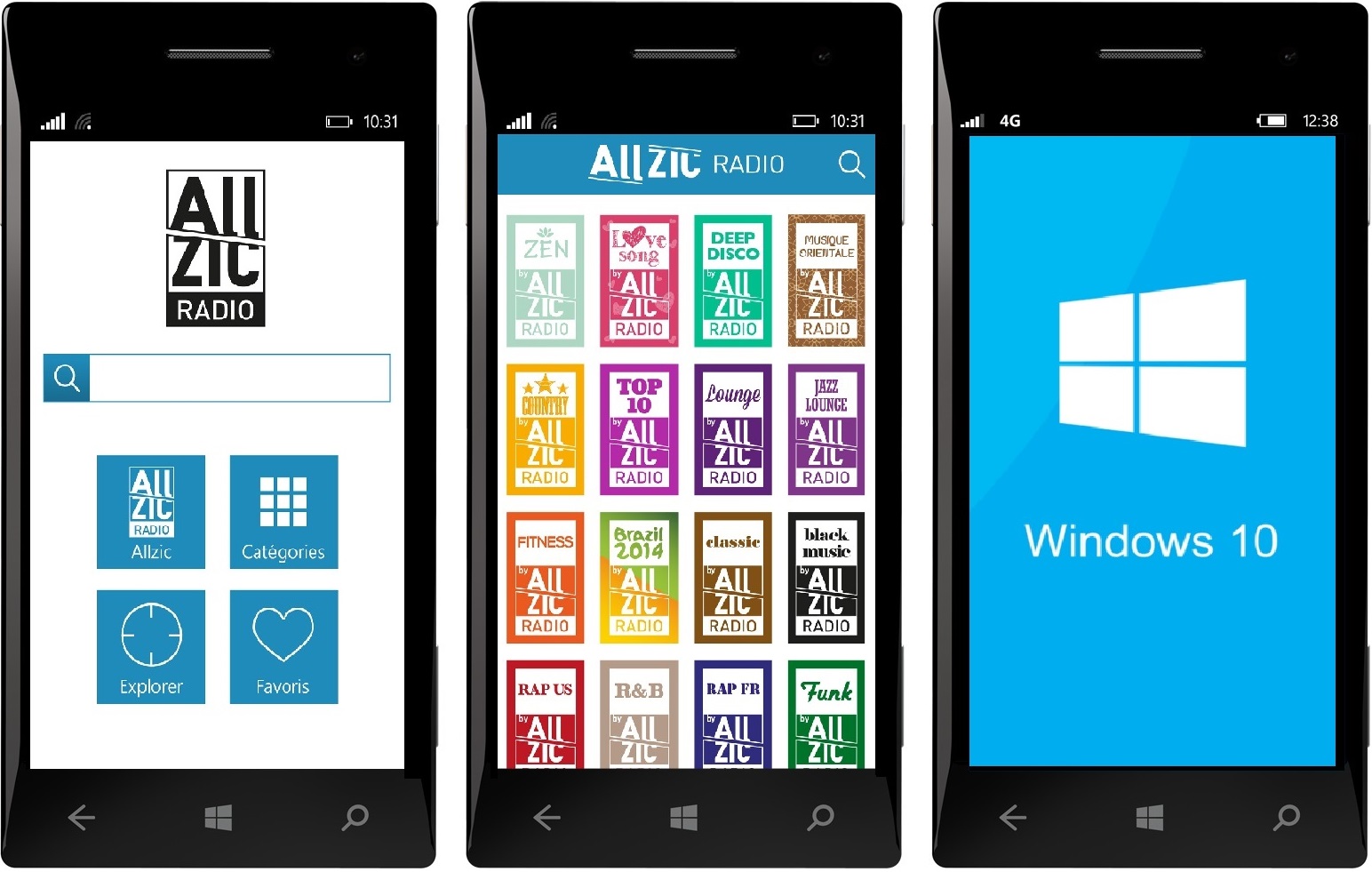 Allzic Radio disponible sur Windows Phone !